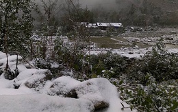 Thời tiết ngày 24/1: Tuyết rơi ở Lào Cai, Hà Nội rét 6 độ C