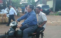 Thủ tướng Campuchia bị phạt vì không đội mũ bảo hiểm