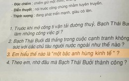 Phụ huynh đau đầu giải nghĩa “bậc anh hùng kinh tế” trong sách lớp 4