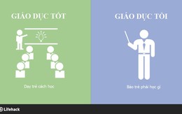 8 khác biệt giữa giáo dục tốt và giáo dục tồi