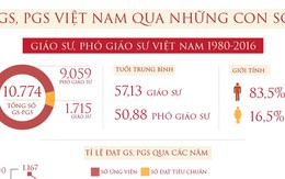 Những con số bất ngờ về GS, PGS Việt Nam