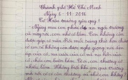 Bé lớp hai dặn cô hiệu trưởng “ngoan”, “đừng khóc”