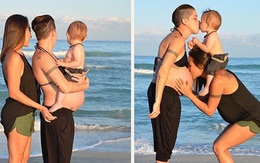 Gia đình hạnh phúc của cặp đôi đồng tính nữ cùng nhau sinh con