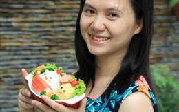 Cô gái Sài thành nổi tiếng với tài trang trí món ăn Bento