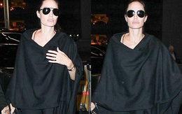 Angelina Jolie đưa 3 con ra sân bay giữa tin đồn tán tỉnh trai trẻ