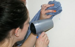 Những công dụng bất ngờ của máy sấy tóc