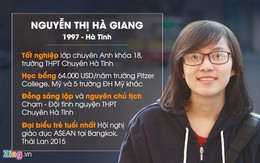 Nữ sinh Hà Tĩnh giành học bổng 6 tỷ tại Mỹ