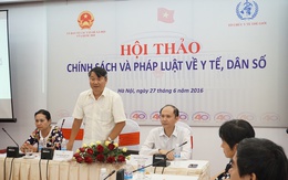 Hội thảo Chính sách và pháp luật về y tế, dân số