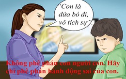 Những sai lầm cần tránh khi phê bình con