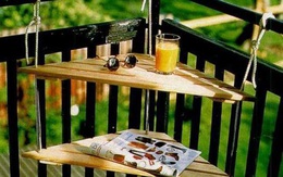 9 kiểu bàn ăn cực xinh cho ban công nhỏ hẹp