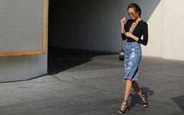 Street style mùa hè tươi trẻ của mẫu Việt