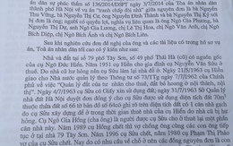 Vụ kiện đòi nhà cho ở nhờ tại 79 Tây Sơn: Kháng nghị bất thường của Viện kiểm sát cấp cao