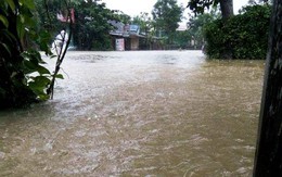 Nhiều nơi ở Quảng Bình lại ngập lụt, dân không kịp trở tay