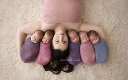 Những hình ảnh đầu tiên về cuộc sống sau sinh của bà mẹ đẻ 5 con trong vòng 2 phút
