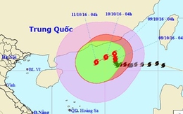 Bão số 6 di chuyển theo hướng Bắc, tiếp tục mạnh thêm