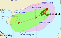 Tin mới nhất về bão số 6: Giảm cấp, áp sát quần đảo Hoàng Sa