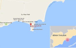 Phát hiện thi thể phụ nữ không quần áo ở biển Bình Thuận