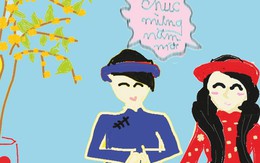 Những bài thơ chúc Tết hài hước của vợ chồng dành cho nhau