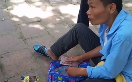 Giả chân hoại tử để xin tiền tái xuất trên đường phố Hà Nội