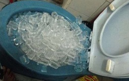 Nhiều người đổ cả xô đá lạnh vào bồn vệ sinh, kết quả nhận được khiến ai nấy đều bất ngờ