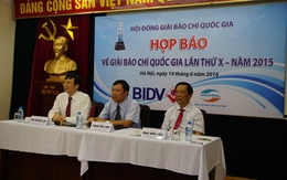 92 tác phẩm đoạt Giải báo chí Quốc gia năm 2015