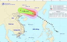 Tin mới nhất về cơn bão số 2: Từ đêm nay miền Bắc mưa rất to