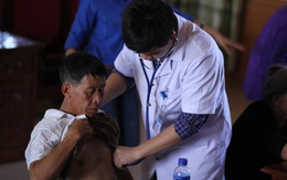 600 người dân Hà Tĩnh được khám, cấp phát thuốc miễn phí