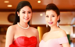 Hoa hậu Ngọc Hân "đọ" vai trần gợi cảm bên Hoa hậu Lam Cúc