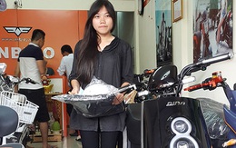 Nữ sinh xinh đẹp Đà Thành là chủ nhân xe điện Anbico Dina đầu tiên