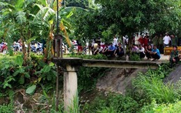 Kinh hãi phát hiện thi thể nam thanh niên dưới mương nước