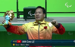 Lực sĩ Lê Văn Công giành HCV ở Olympic cho người khuyết tật, phá kỷ lục thế giới
