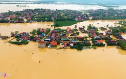 3 xã ở Quảng Bình ngập sâu trong nước qua góc ảnh trên cao