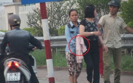 Ba mẹ con dàn cảnh móc túi ở cổng bệnh viện Bạch Mai