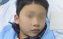 Bé trai 7 tuổi nhập viện vì nuốt phải đầu bút bi
