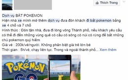 Dịch vụ xe đưa đón đi bắt Pokemon bắt đầu nở rộ