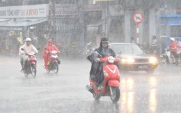 Hà Nội có mưa rào rải rác, có nơi có dông