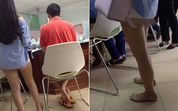 Thiếu nữ bị "ném đá" vì mặc quần cũng như không