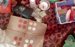 100 cảnh sát đu dây, đột kích sới bạc ở bãi giữa sông Hồng