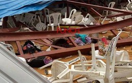 Cảnh tượng kinh hoàng vụ sập nhà thờ làm 160 người chết