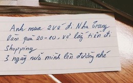 Chồng soái ca tặng vợ quà 20/10 khiến chị em 'điên đảo'