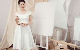 Người tình Cường đô la gây thương nhớ khi mặc váy trắng tinh khôi