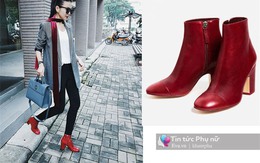 Bóc giá đôi bốt đỏ tuyệt đẹp đang hot của Thanh Hằng