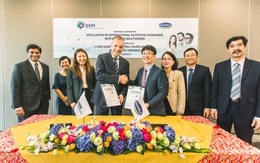 Vinamilk ký kết hợp tác chiến lược với tập đoàn dinh dưỡng hàng đầu thế giới DSM – Thụy Sỹ, ứng dụng dinh dưỡng chuẩn quốc tế vào sản phẩm sữa bột cho trẻ em và người tiêu dùng Việt Nam.