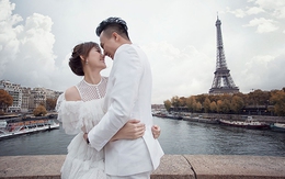 Ảnh cưới nhí nhảnh ở Paris của Trấn Thành - Hari Won