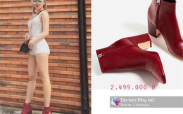 Bóc giá những đôi bốt giá mềm vừa đẹp lại sành điệu của sao Việt