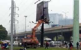 Hà Nội thành công bước đầu trong việc xử lý biển quảng cáo trái phép