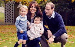 Ảnh gia đình ngọt ngào của William - Kate và hai con