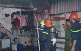 Quảng Ninh: Xưởng làm lốp ô tô bốc cháy giữa đêm