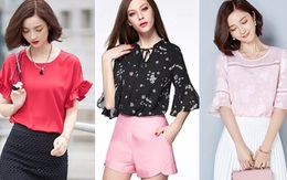 Các kiểu áo sơmi tay xòe thu 2016 nàng công sở ưa chuộng