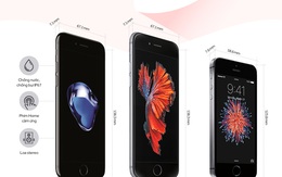 iPhone 7 so cấu hình iPhone 6s và SE